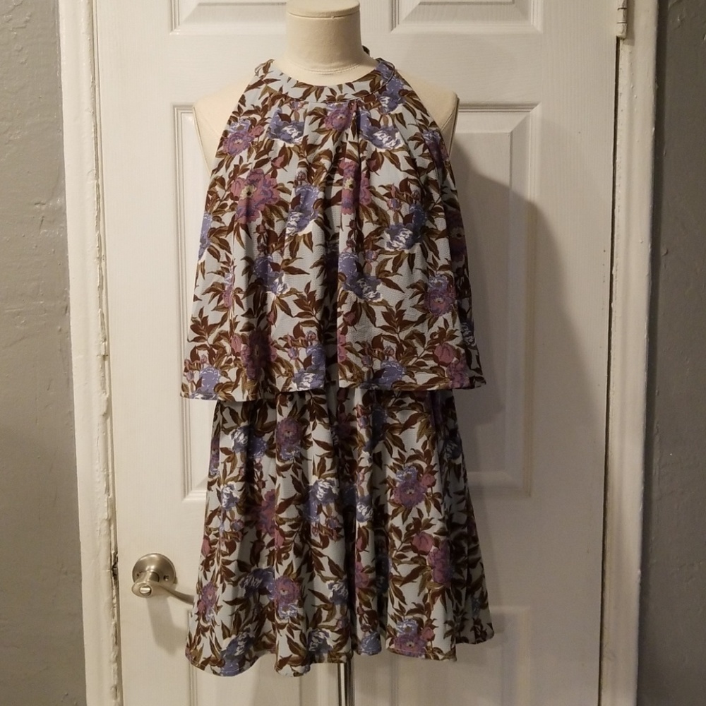 Sleeveless, Shorts Floral Romper